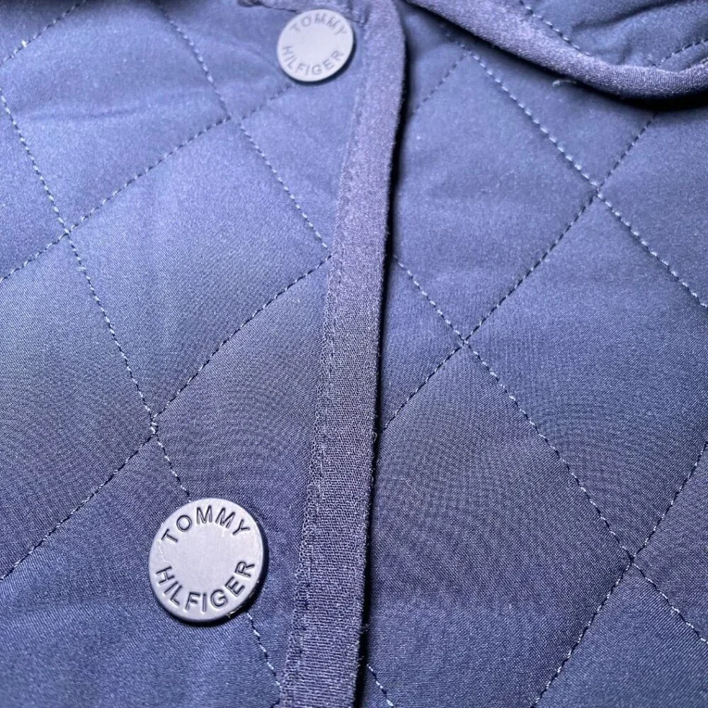 TOMMY HILFIGER Quilted Jacket Navy Size XXL - Picture 7 of 11